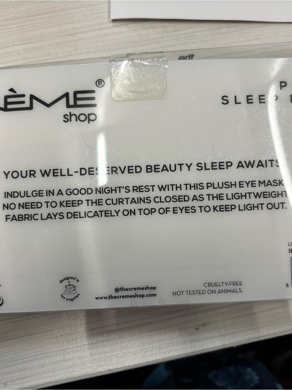 Green Alien Sleep Mask - Picture 3 of 3